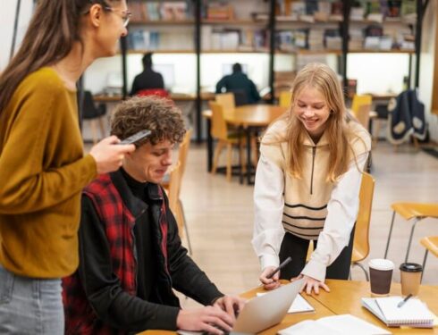 Students Working in Group